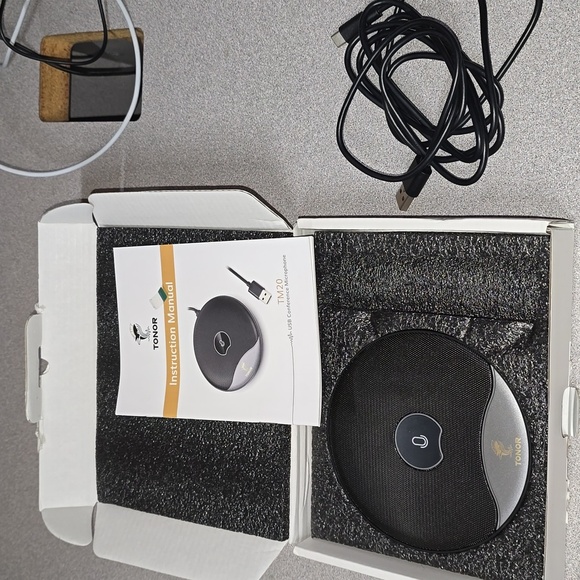 TONOR USB Conference Microphone, 360° Omnidirectional PC Computer Condenser Mic